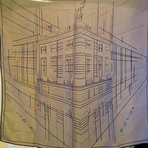 Hermes silk scarf